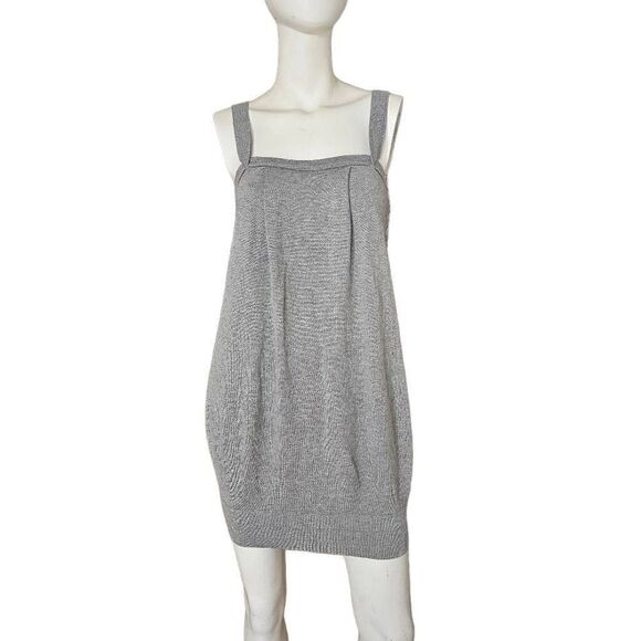 Armani Exchange womens Sz S cashmere Alpaca blend knit sleeveless sweater dress - Picture 2 of 9